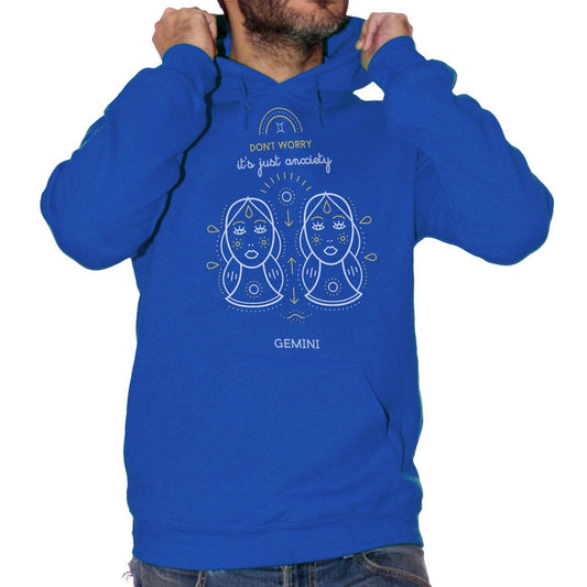 Dark Slate Blue Felpa Zodiac Gemini - DIVERTENTE Choose ur color CucShop
