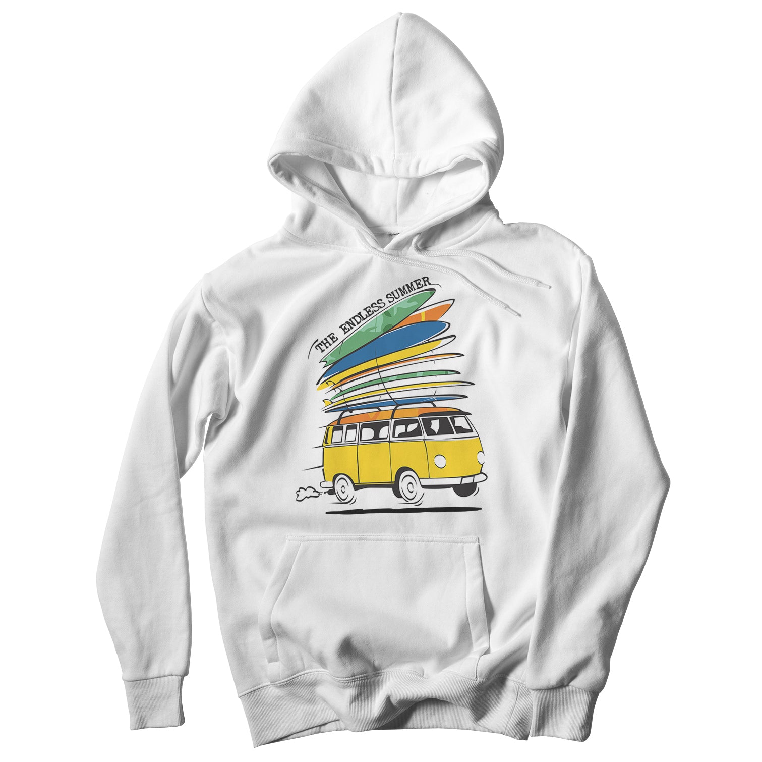 Felpa CUC Endless Summer Surf - Camper Life Furgoncino #chooseurcolor - CUC chooseurcolor